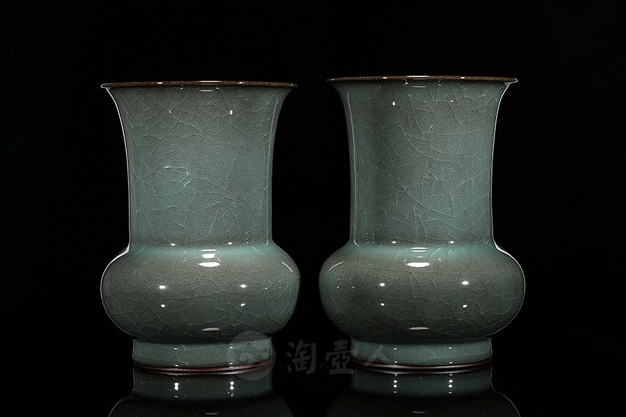高颈撇口铁胎茶斗(大)