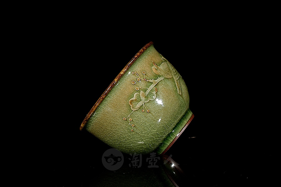 鸟语花香品茗杯