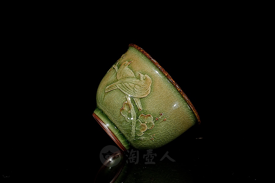 鸟语花香品茗杯