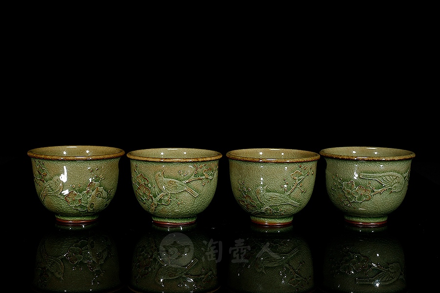 喜上眉梢品茗杯
