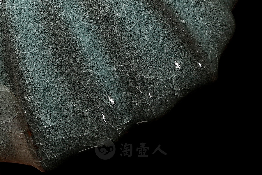 菱花冰裂品茗杯