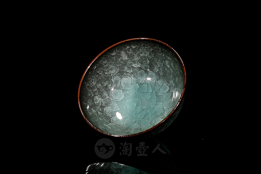 圆口冰裂品茗杯