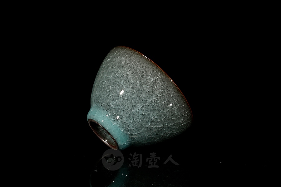 圆口冰裂品茗杯