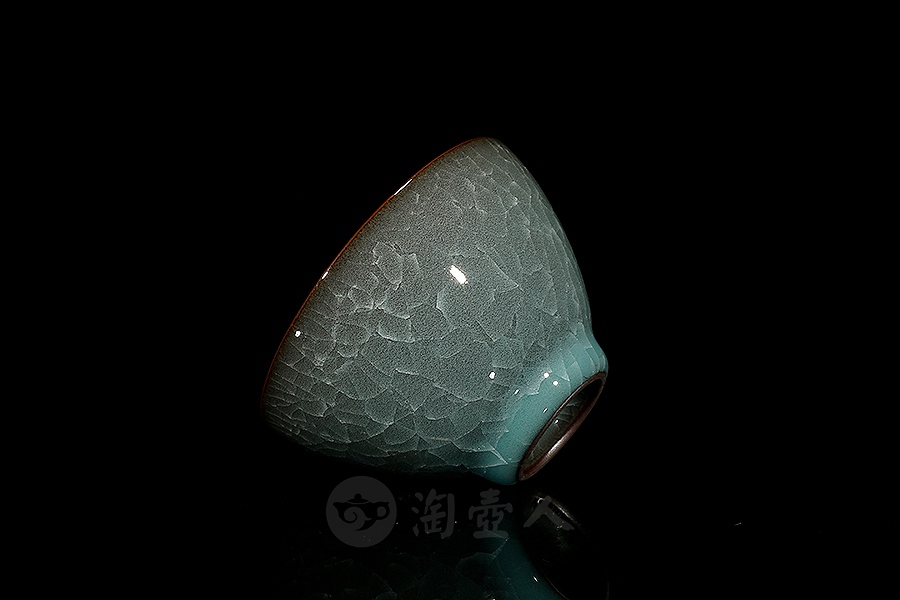 圆口冰裂品茗杯