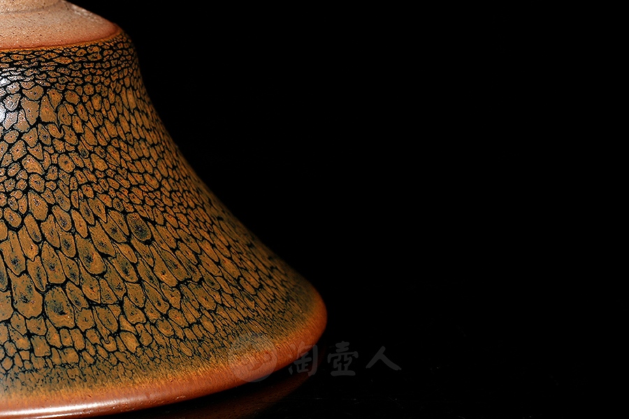 撇口黄鹧鸪盏
