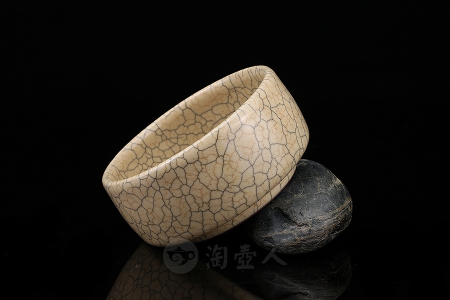 哥窑直口杯
