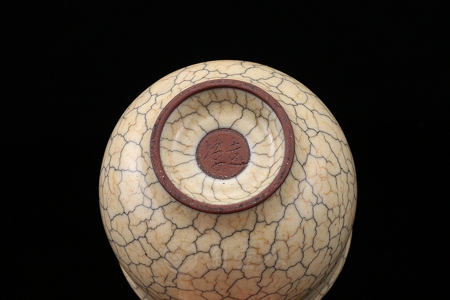 哥窑品茗杯