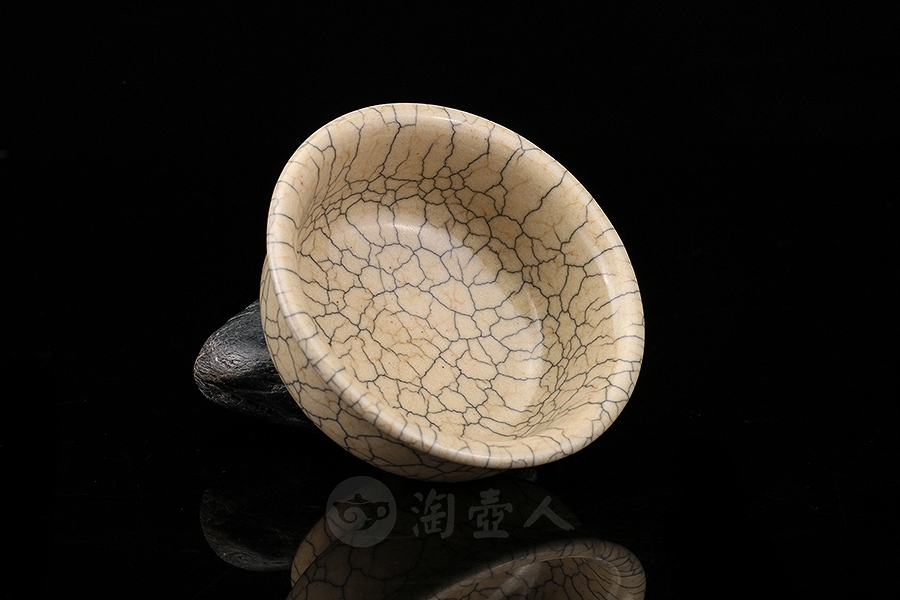 哥窑品茗杯·撇口碗
