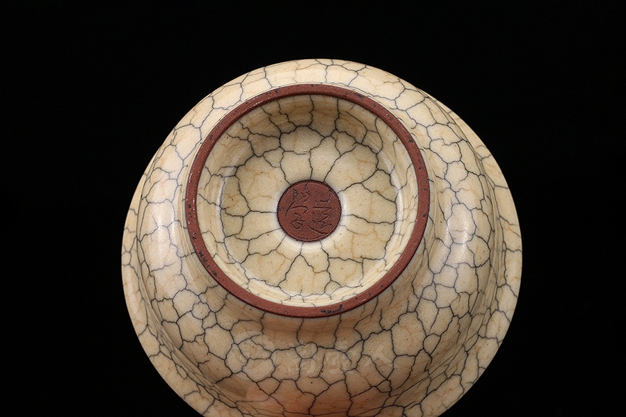 哥窑品茗杯·撇口碗