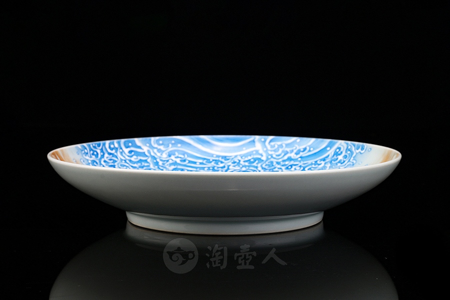 祥龙戏珠壶承