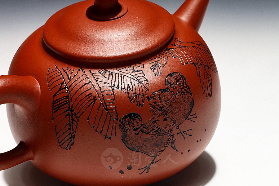 宜兴名家谭晓燕紫砂壶作品《清莲壶》原矿全手工优惠全场包邮真品保证