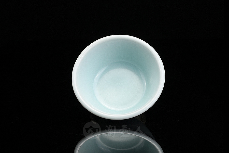 乳浊手工杯·敞口
