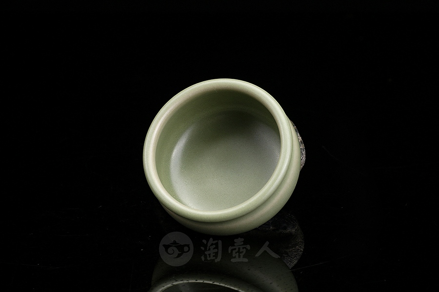 豆青一口杯·束口