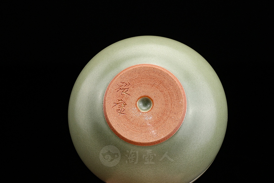 豆青一口杯·束口