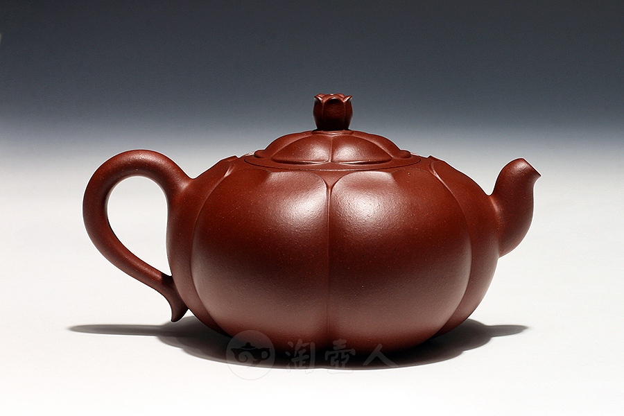 宜兴名家王萍紫砂壶作品《莲花壶》原矿全手工优惠全场包邮真品保证