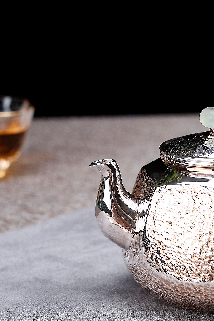 翡翠六方井栏(錾刻)