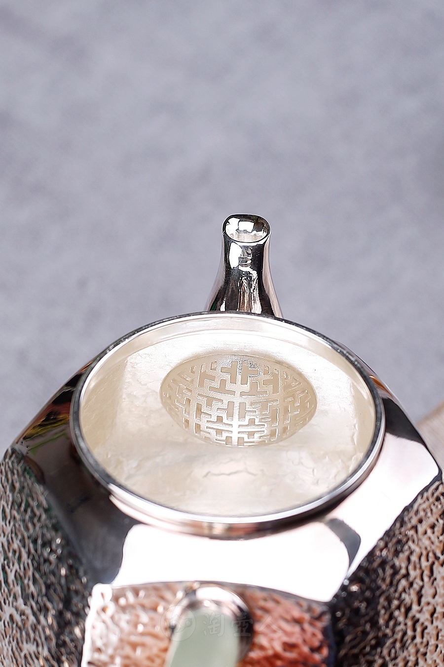 翡翠六方井栏(錾刻)