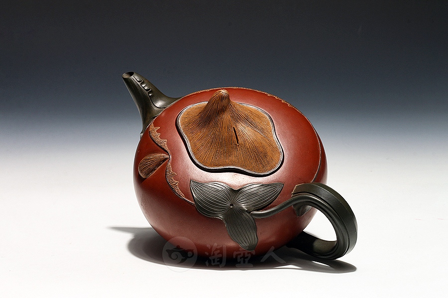 宜兴名家高建芳紫砂壶作品《荸荠壶》原矿全手工优惠全场包邮真品保证