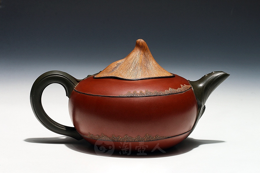宜兴名家高建芳紫砂壶作品《荸荠壶》原矿全手工优惠全场包邮真品保证