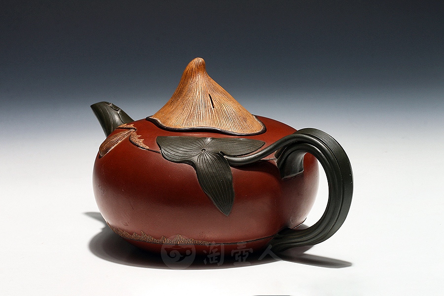 宜兴名家高建芳紫砂壶作品《荸荠壶》原矿全手工优惠全场包邮真品保证