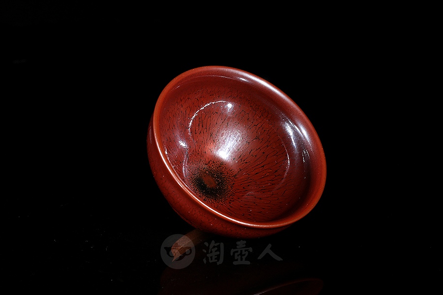 束口红鹧鸪斑盏
