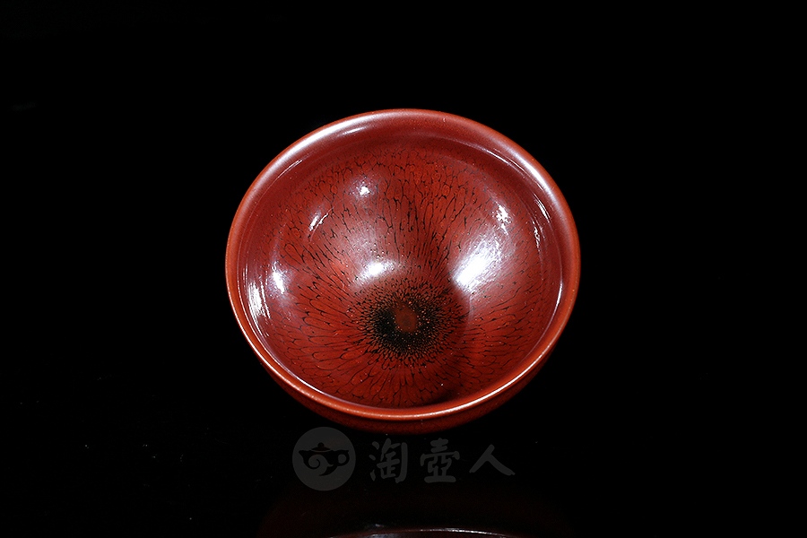 束口红鹧鸪斑盏