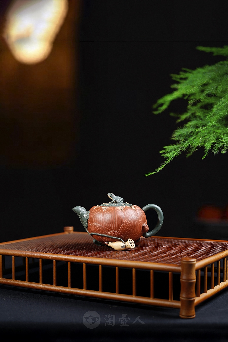 荷花壶·老红泥