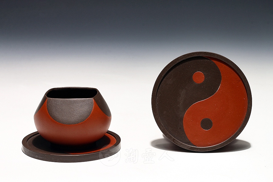 五头乾坤八卦茶具