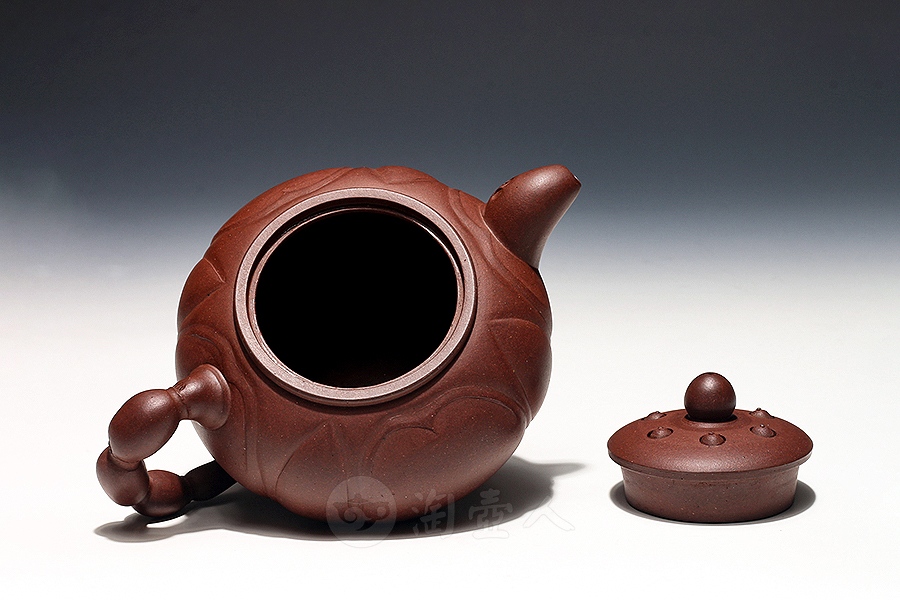 宜兴名家王熙臣紫砂作品《莲子壶》原矿全手工优惠全场包邮真品保证