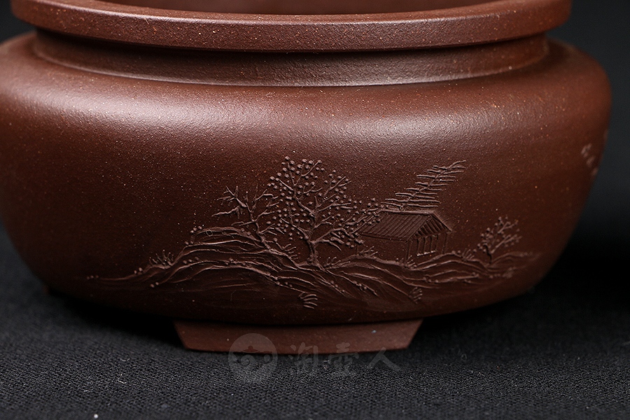 泥绘菖蒲盆(施小马监制·限量款)