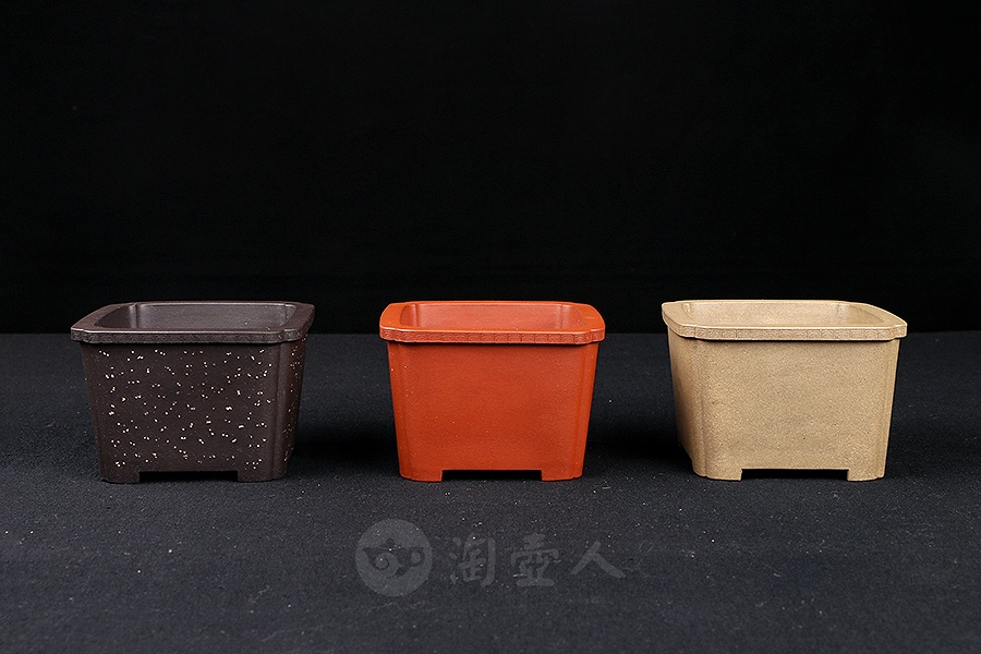 回纹四方菖蒲盆(施小马监制·限量款)