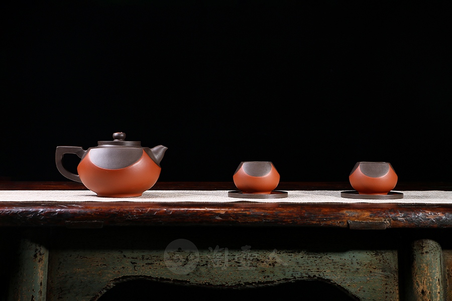 五头乾坤八卦茶具