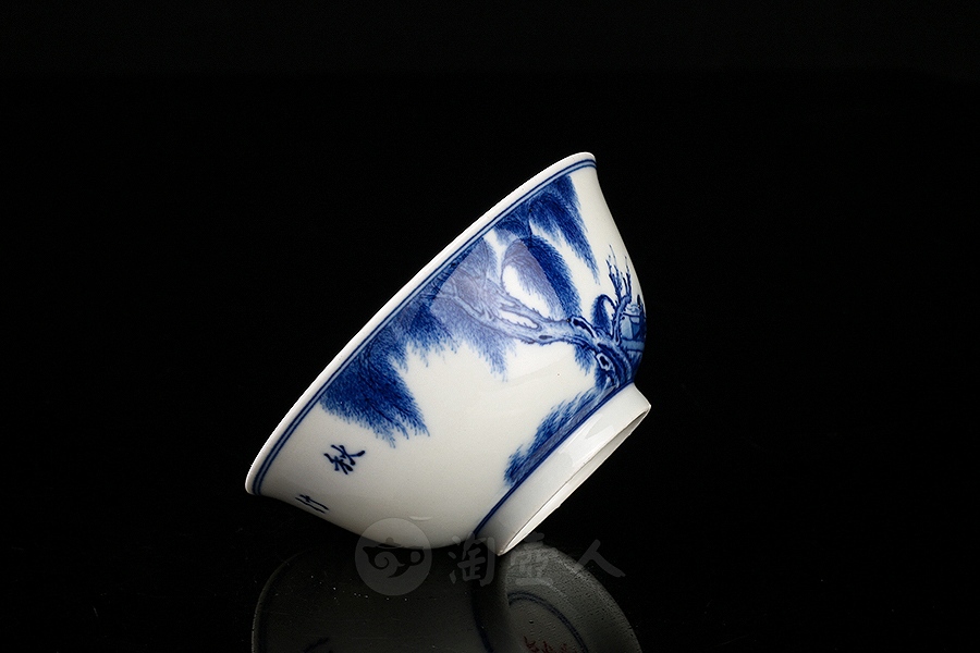 秋行品茗杯
