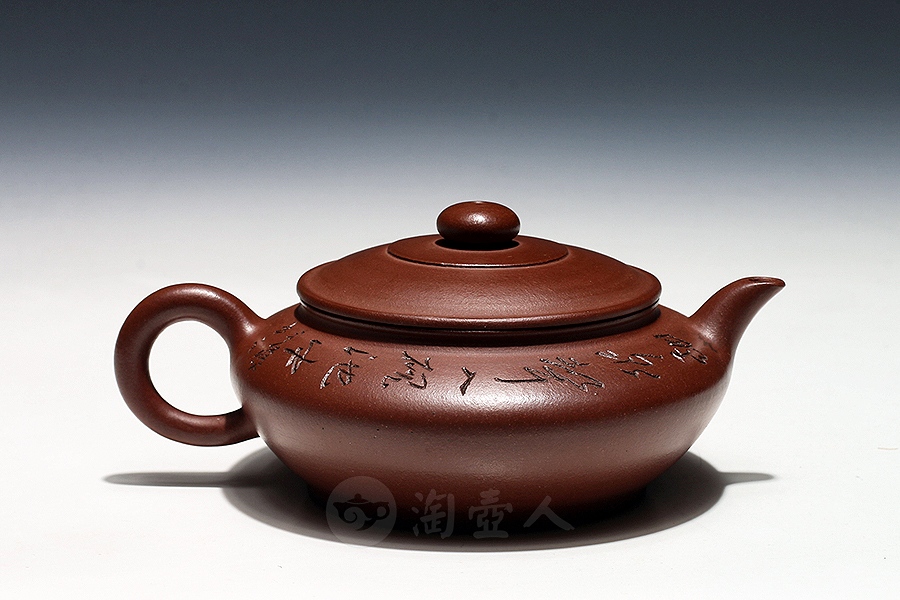 宜兴紫砂壶名家崔燕作品《虚扁》