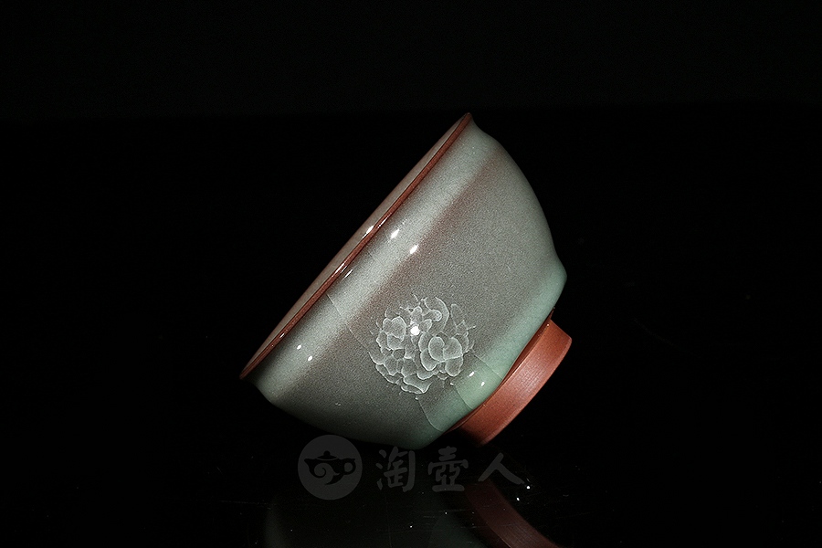束口冰花手工杯