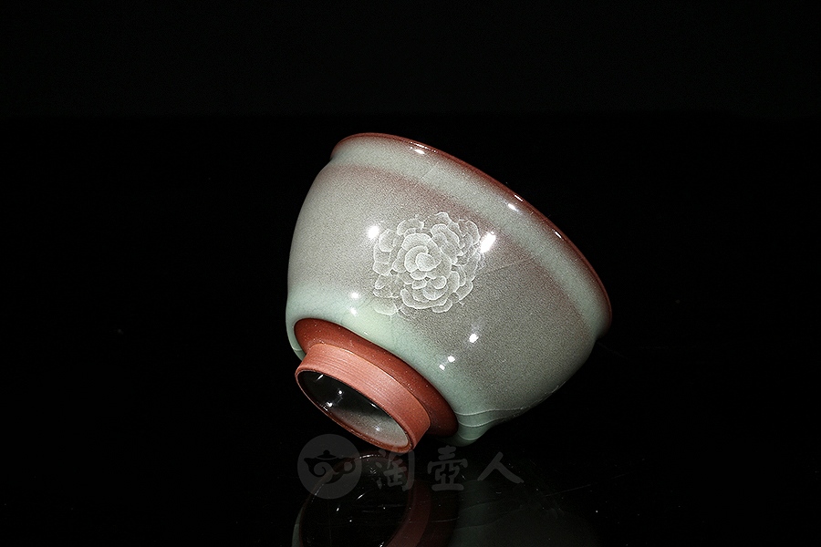 束口冰花手工杯