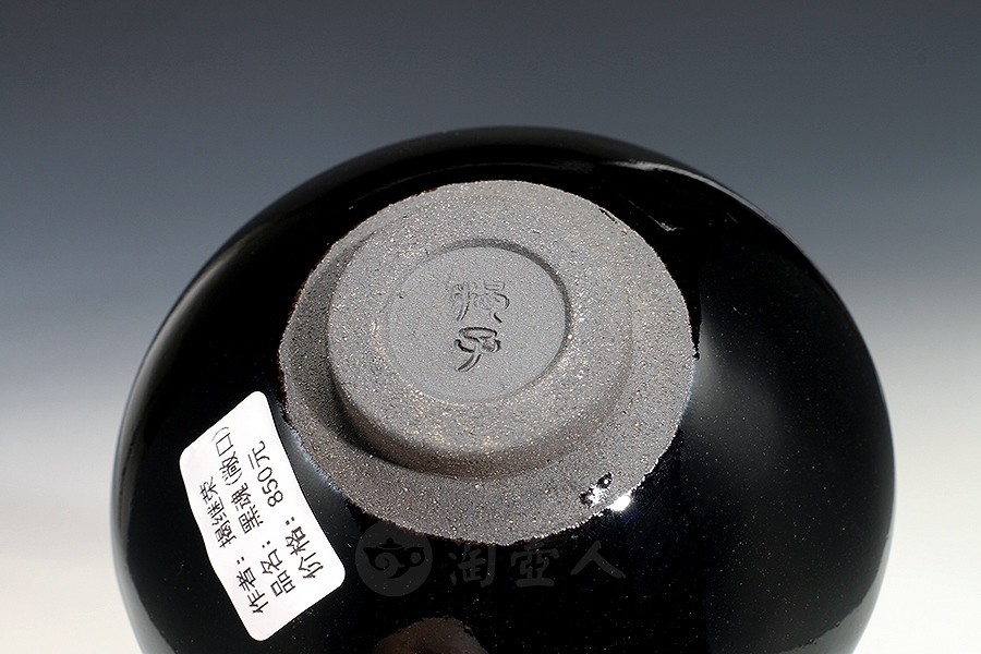 正宗原矿宜兴紫砂壶-黑魂(敛口)-揭继荣全手工制作-铁胎矿物釉紫砂泥料