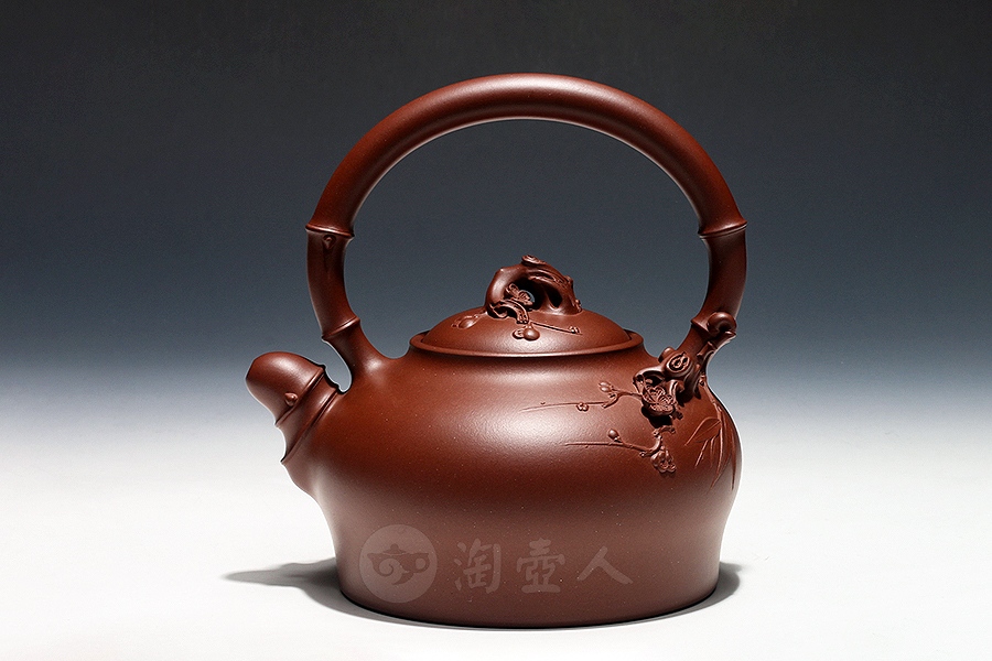 ヴィンテージ復刻 急須□紫砂 名壺 唐物 中国 煎茶道具 茶瓶 丸 時代物