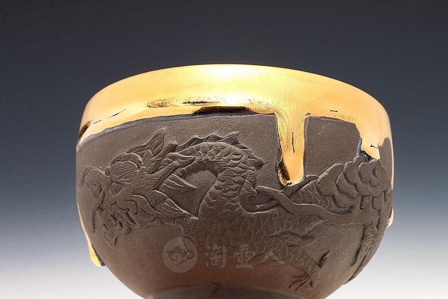 金油滴盏(龙)