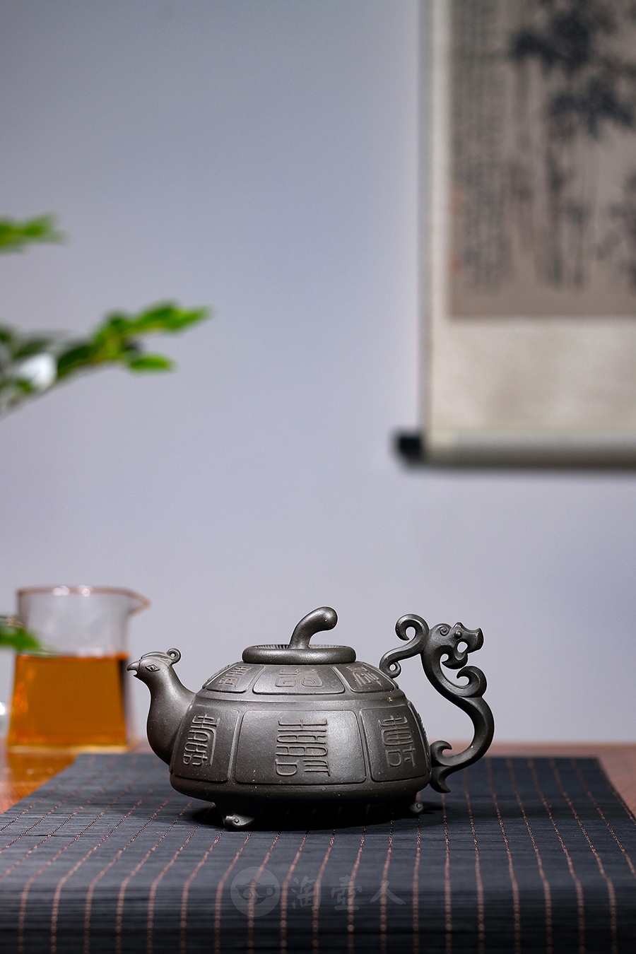 宜兴名家胡永成紫砂壶作品《八挂灵寿壶》原矿全手工优惠全场包邮