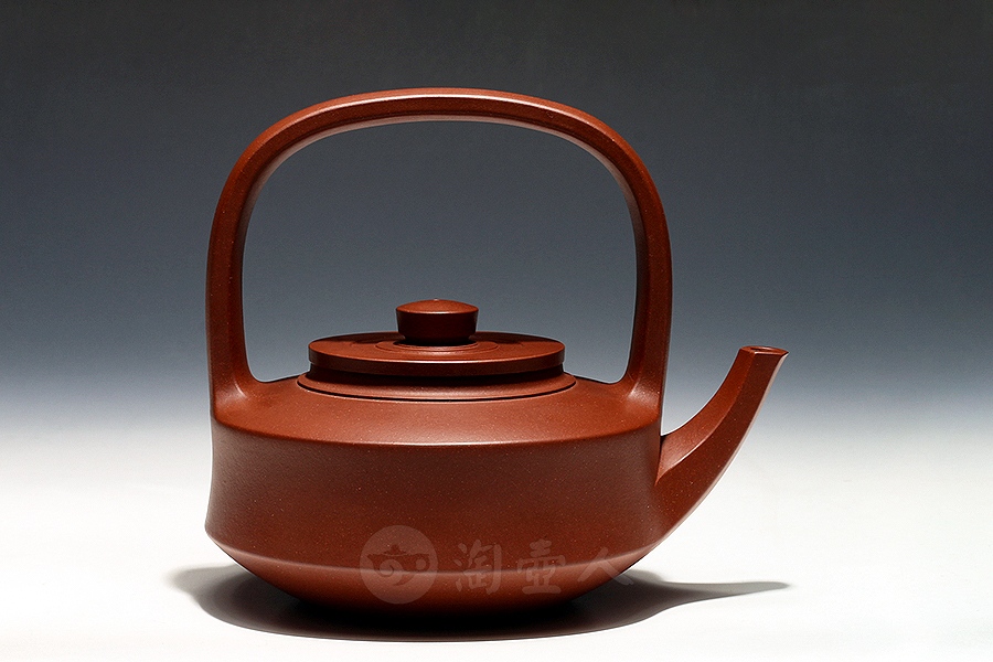 宜兴名家张寅紫砂壶作品《提璧壶》原矿全手工优惠全场包邮真品保证