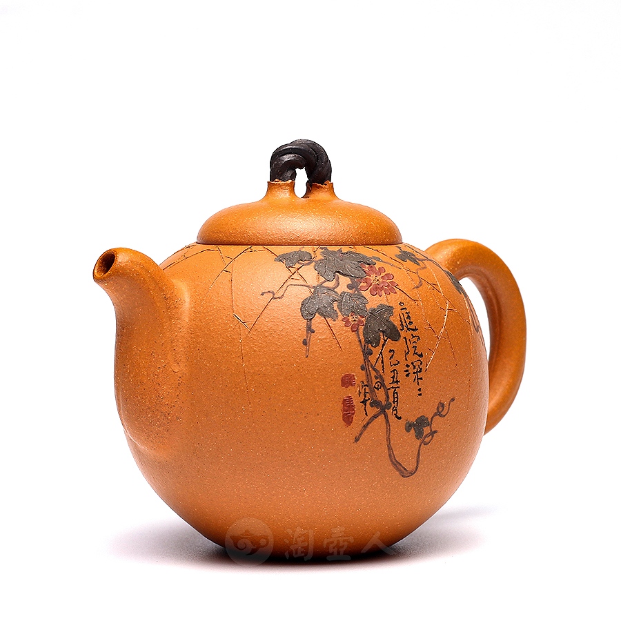 宜兴名家储集泉紫砂壶作品《庭院深深壶》原矿全手工优惠全场包邮真品