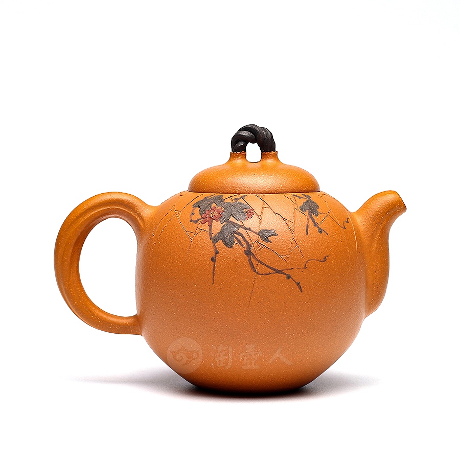 宜兴名家储集泉紫砂壶作品《庭院深深壶》原矿全手工优惠全场包邮真品