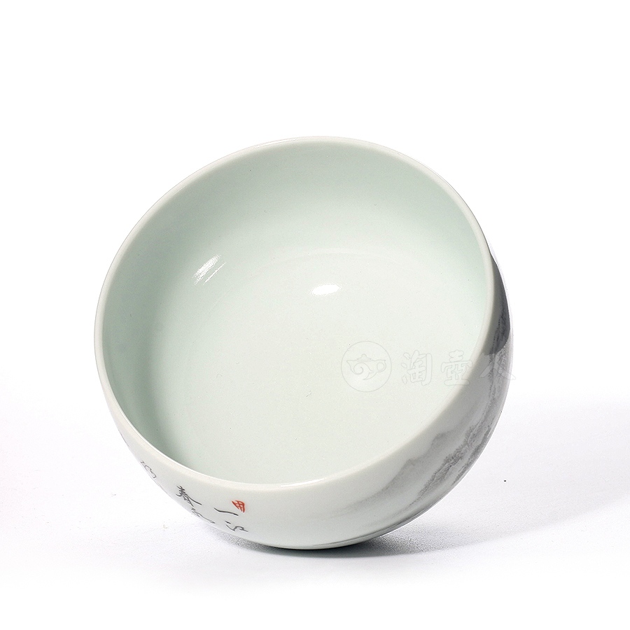 墨彩山水杯