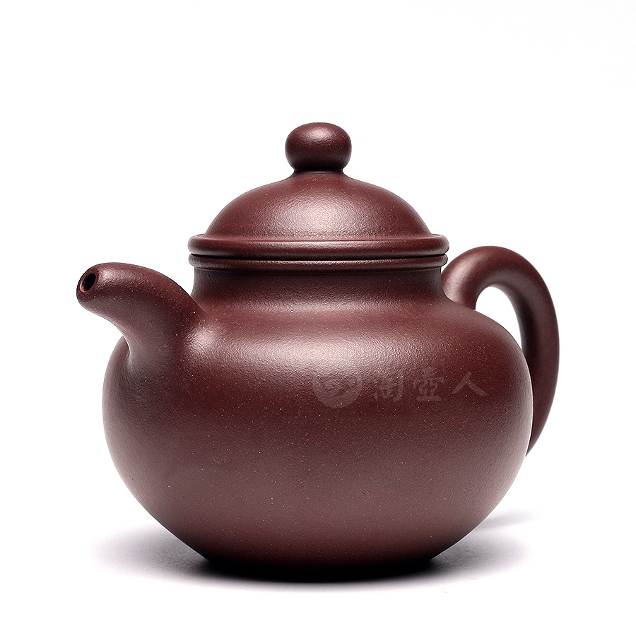 宜兴紫砂壶名家刘建平作品《掇球壶》