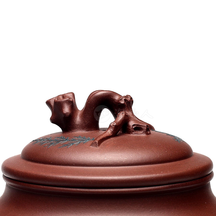 宜兴紫砂壶名家张红华《常青壶》紫砂壶原矿全手工优惠全场包邮真品