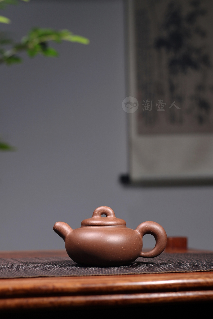 宜兴名家张丽萍紫砂壶作品《全手福桥壶》原矿全手工优惠全场包邮真品