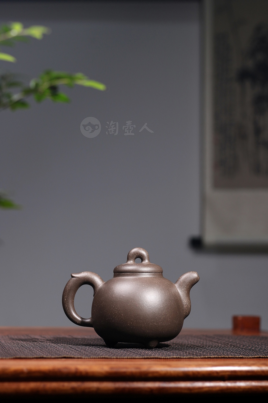 宜兴名家张丽萍紫砂壶作品《福鼎壶》原矿全手工优惠全场包邮真品保证