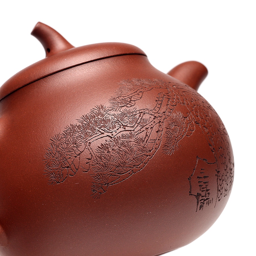 宜兴名家谭晓燕紫砂壶作品《茄段壶》原矿全手工优惠全场包邮真品保证