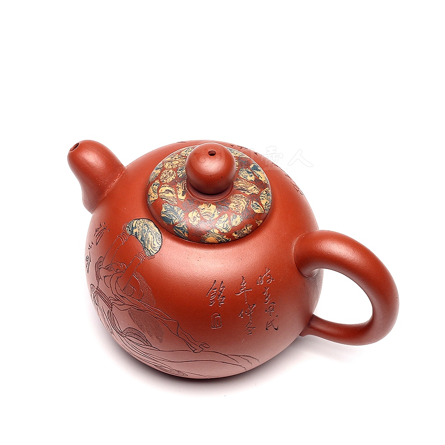 宜兴名家范伟群紫砂壶作品《女娲补天壶》原矿全手工优惠全场包邮真品